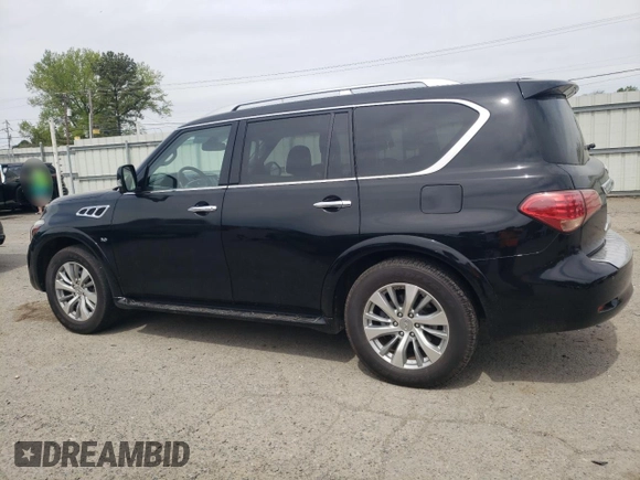 2017 Infiniti QX80 z VIN JN8AZ2NF3H9644462, wystawiony jako Copart lot #50881475 z przebiegiem 162 826 mil mil oraz Szkoda całkowita • Salvage title. Historia ofert i sprzedaży dostępna na DreamBid. Obrazek 2.