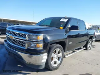 2014 Chevrolet Silverado 1500 LT with VIN 3GCPCREC8EG392676, listed as a IAAI auction lot 41843855 with 98,257 mi miles. Bid and sale history available at carsss.com. Image 2.