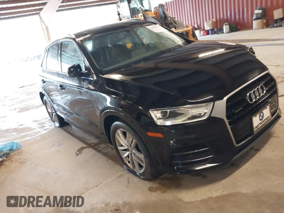 2017 Audi Q3 Premium with VIN WA1ECCFS3HR015665, listed as a IAAI auction lot 42080113 with 142,149 mi miles and . Bid and sale history available at DreamBid. Image 1.