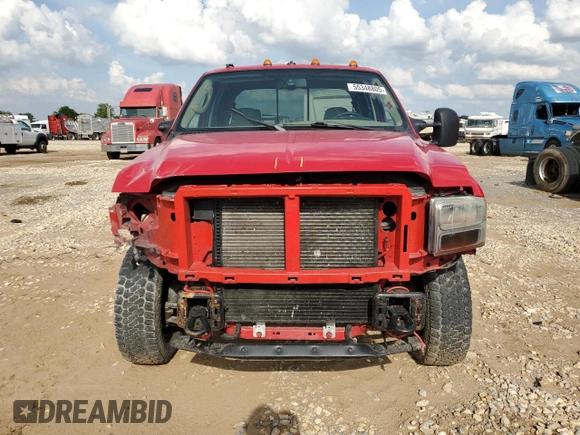 2006 Ford F-350 XL with VIN 1FTWW33PX6EC82470, listed as a Copart auction lot 55348805 with 154,953 mi miles and Salvage Title. Bid and sale history available at DreamBid. Image 5.
