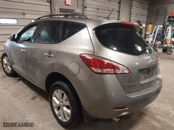 2012 Nissan Murano SV with VIN JN8AZ1MW4CW205342, listed as a IAAI auction lot 41681729 with 1 mi miles. Bid and sale history available at carsss.com. Image 3.