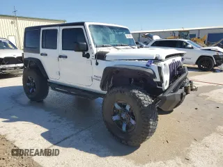 2017 Jeep Wrangler Unlimited Sport with VIN 1C4BJWDG4HL521751, listed as a Copart auction lot 48375485 with 89,117 mi miles and Salvage title. Bid and sale history available at DreamBid. Image 4.