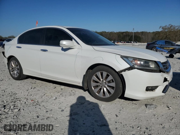 2014 Honda Accord Sedan EX-L with VIN 1HGCR2F83EA132586, listed as a Copart auction lot 50606085 with 170,334 mi miles and Salvage Title. Bid and sale history available at carsss.com. Image 4.
