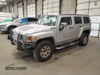 2007 Hummer H3 SUV with VIN 5GTDN13E778137599, listed as a Copart auction lot 76863904 with 210,810 mi miles and Salvage Title. Bid and sale history available at DreamBid. Image 1.
