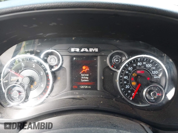 2020 Ram 2500 Big Horn with VIN 3C6UR5DL1LG197678, listed as a IAAI auction lot 41884565 with 128,728 mi miles. Bid and sale history available at carsss.com. Image 7.