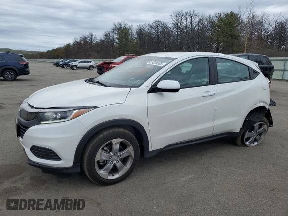 2021 Honda HR-V LX with VIN 3CZRU6H35MM754344, listed as a Copart auction lot 53804925 with 13,570 mi miles and Salvage Title. Bid and sale history available at carsss.com. Image 1.