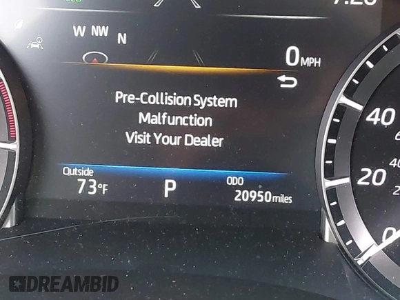 2023 Toyota Highlander L with VIN 5TDKDRAH5PS527304, listed as a IAAI auction lot 42062249 with 20,950 mi miles and . Bid and sale history available at DreamBid. Image 15.