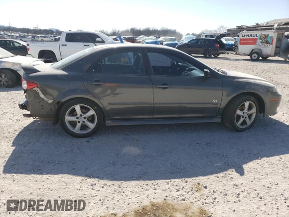 2005 Mazda 6 Sport S with VIN 1YVHP80D855M02983, listed as a Copart auction lot 48701615 with 317,234 mi miles and Salvage Title. Bid and sale history available at DreamBid. Image 3.