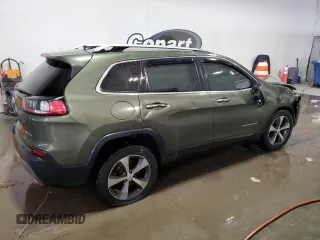2019 Jeep Cherokee Limited with VIN 1C4PJMDX0KD166329, listed as a Copart auction lot 50183895 with 143,525 mi miles and Clean Title. Bid and sale history available at DreamBid. Image 3.