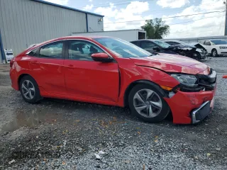 2019 Honda Civic Sedan LX with VIN 2HGFC2F63KH593619, listed as a Copart auction lot 51510595 with 51,467 mi miles and Salvage Title. Bid and sale history available at carsss.com. Image 4.