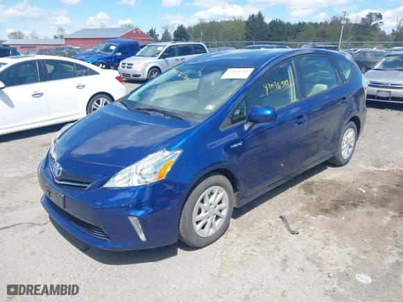 2013 Toyota Prius v Two with VIN JTDZN3EU2D3276481, listed as a IAAI auction lot 42036584 with 210,766 mi miles. Bid and sale history available at carsss.com. Image 17.