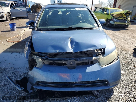2008 Honda Civic Sdn EX with VIN 1HGFA16838L030387, listed as a Copart auction lot 45485885 with 183,304 mi miles and Salvage Title. Bid and sale history available at carsss.com. Image 5.