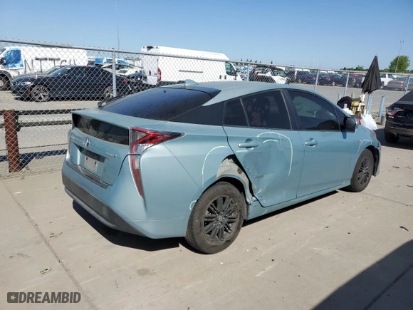 2016 Toyota Prius Four with VIN JTDKARFU2G3519032, listed as a Copart auction lot 52483065 with 184,267 mi miles and Salvage Title. Bid and sale history available at carsss.com. Image 3.