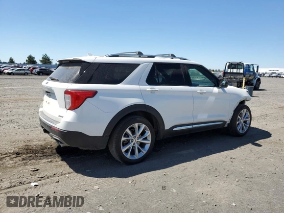 2022 Ford Explorer Platinum z VIN 1FM5K8HC9NGB89724, wystawiony jako Copart lot #60282325 z przebiegiem 38 958 mil mil oraz Szkoda całkowita • Salvage title. Historia ofert i sprzedaży dostępna na DreamBid. Obrazek 3.