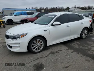 2018 Kia Optima LX with VIN 5XXGT4L3XJG274681, listed as a Copart auction lot 48033635 with 75,851 mi miles and Salvage title. Bid and sale history available at DreamBid. Image 1.