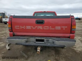 2002 Chevrolet Silverado 1500 with VIN 1GCEC14W72Z119843, listed as a Copart auction lot 41802605 with 0 mi miles and Salvage Title. Bid and sale history available at carsss.com. Image 6.