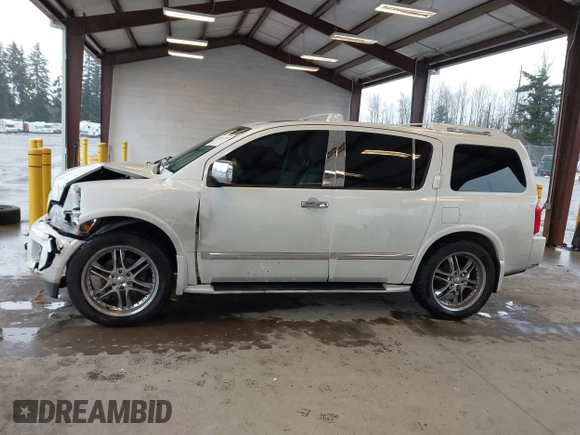 2007 Infiniti QX56 with VIN 5N3AA08C27N806504, listed as a IAAI auction lot 41484226 with 202,943 mi miles. Bid and sale history available at carsss.com. Image 14.