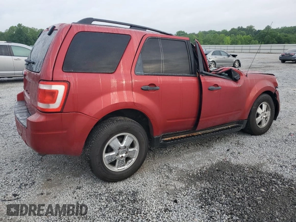 2012 Ford Escape XLT with VIN 1FMCU0D73CKC37160, listed as a Copart auction lot 54443864 with 160,488 mi miles and Salvage Title. Bid and sale history available at carsss.com. Image 3.