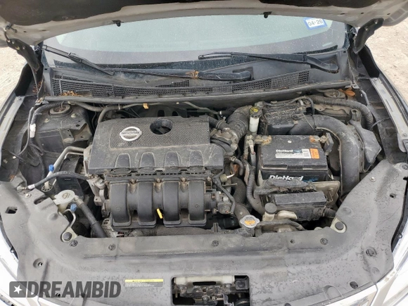 2014 Nissan Sentra SV with VIN 1N4AB7AP8EN853992, listed as a Copart auction lot 62081215 with 161,682 mi miles and Salvage title. Bid and sale history available at DreamBid. Image 11.