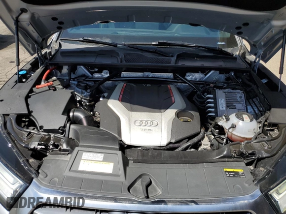 2019 Audi SQ5 Premium Plus with VIN WA1B4AFY5K2001078, listed as a Copart auction lot 55521195 with 57,625 mi miles and Salvage title. Bid and sale history available at DreamBid. Image 12.