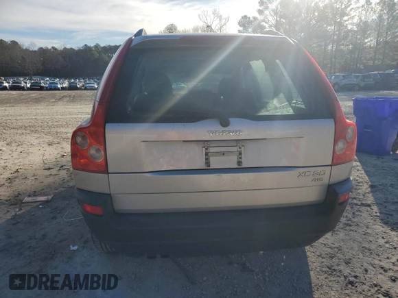 2004 Volvo XC90 with VIN YV1CZ59H241119123, listed as a Copart auction lot 43142425 with 181,516 mi miles and Salvage Title. Bid and sale history available at carsss.com. Image 6.