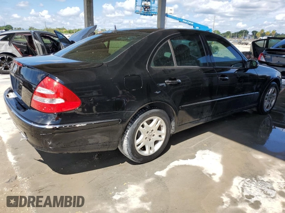 2003 Mercedes-Benz E-Class 3.2L with VIN WDBUF65J53A250044, listed as a Copart auction lot 72138634 with 0 mi miles and Salvage Title. Bid and sale history available at carsss.com. Image 3.