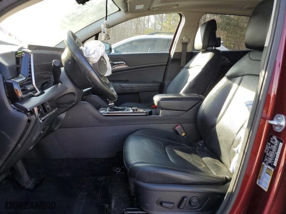 2023 Kia Sportage SX with VIN 5XYK43AF2PG102552, listed as a Copart auction lot 47005655 with 91,001 mi miles and Salvage Title. Bid and sale history available at carsss.com. Image 7.