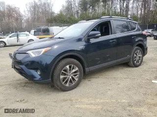 2018 Toyota RAV4 Hybrid LE Plus with VIN JTMRJREV6JD196114, listed as a Copart auction lot 50593555 with 198,203 mi miles and Salvage Title. Bid and sale history available at carsss.com. Image 1.