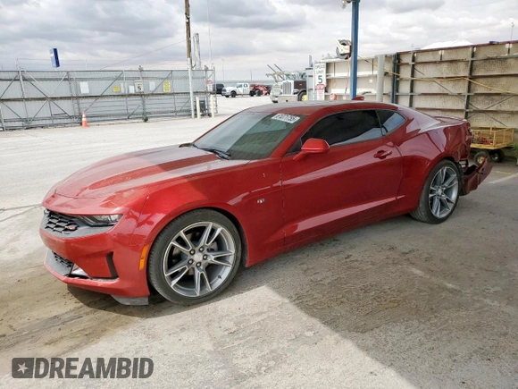 2020 Chevrolet Camaro 1LT with VIN 1G1FB1RS9L0112257, listed as a Copart auction lot 61071755 with 6,255 mi miles and Salvage title. Bid and sale history available at DreamBid. Image 1.
