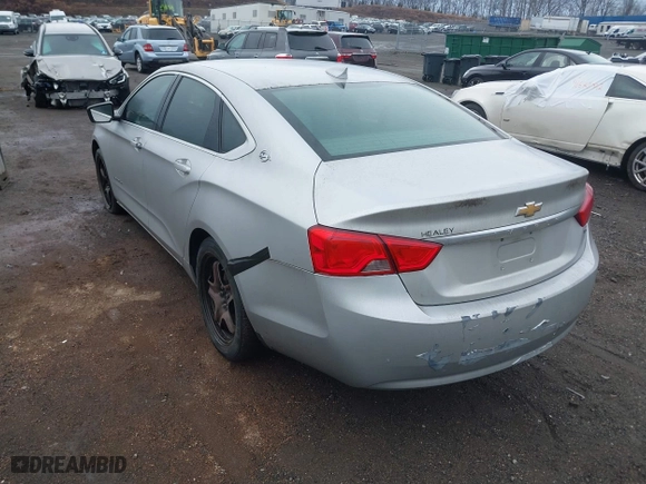 2016 Chevrolet Impala LS with VIN 2G11X5SAXG9171611, listed as a IAAI auction lot 41669397 with 210,217 mi miles. Bid and sale history available at carsss.com. Image 3.