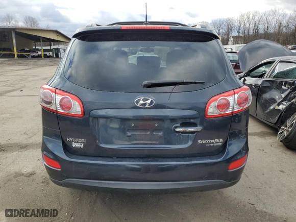 2010 Hyundai Santa Fe Limited with VIN 5NMSKDAG4AH388647, listed as a Copart auction lot 87269374 with 105,201 mi miles and Clean Title. Bid and sale history available at carsss.com. Image 6.