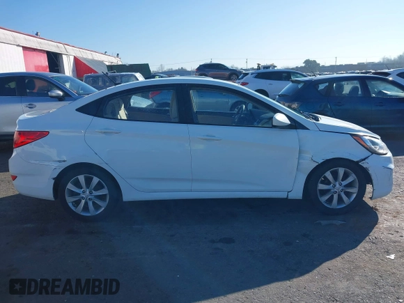 2012 Hyundai Accent GLS with VIN KMHCU4AE3CU246908, listed as a IAAI auction lot 41696958 with 175,164 mi miles. Bid and sale history available at carsss.com. Image 13.