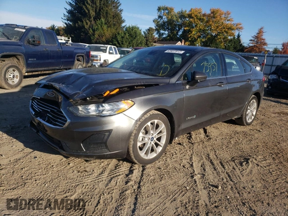 2019 Ford Fusion Hybrid SE with VIN 3FA6P0LU6KR263204, listed as a Copart auction lot 63937812 with 75,957 mi miles. Bid and sale history available at carsss.com. Image 2.