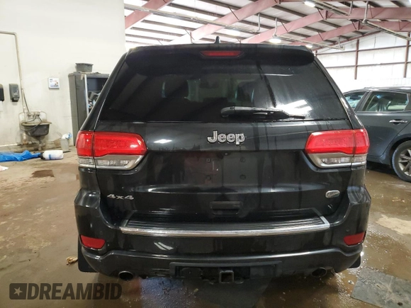 2015 Jeep Grand Cherokee Overland with VIN 1C4RJFCT6FC159979, listed as a Copart auction lot 48055435 with 108,846 mi miles and Clean Title. Bid and sale history available at carsss.com. Image 6.