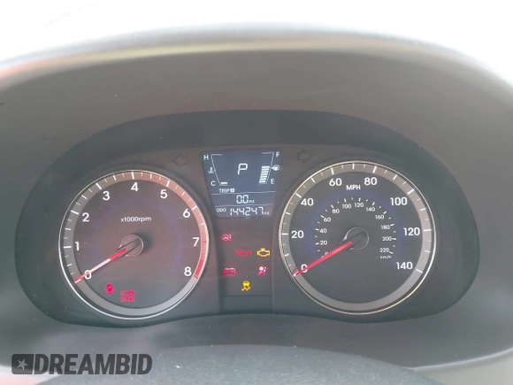 2014 Hyundai Accent GLS with VIN KMHCT4AE9EU614191, listed as a IAAI auction lot 37899279 with 144,247 mi miles. Bid and sale history available at carsss.com. Image 7.