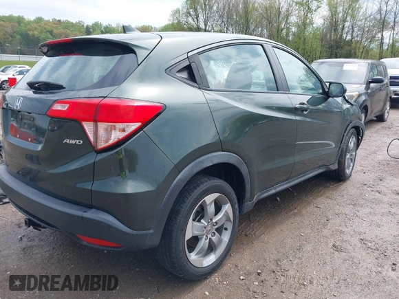 2017 Honda HR-V LX with VIN 3CZRU6H31HG705873, listed as a IAAI auction lot 41965086 with 130,744 mi miles. Bid and sale history available at carsss.com. Image 4.