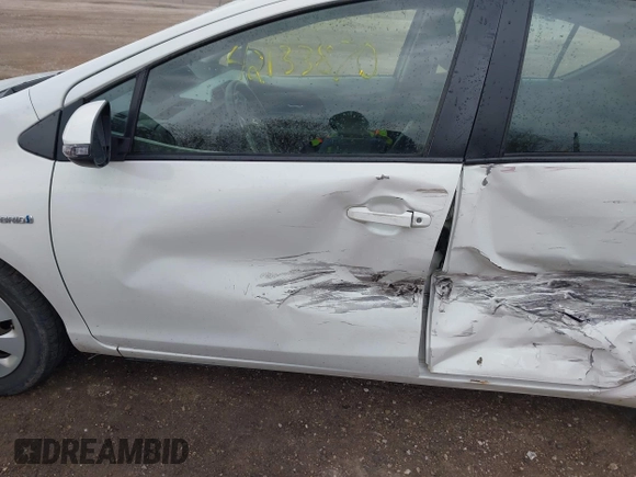 2012 Toyota Prius One with VIN JTDKDTB32C1504344, listed as a IAAI auction lot 42133870 with 183,836 mi miles and . Bid and sale history available at DreamBid. Image 12.