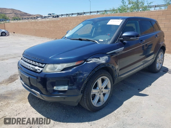 2013 Land Rover Range Rover Evoque Pure Plus with VIN SALVP2BG2DH761524, listed as a IAAI auction lot 42455247 with 106,508 mi miles and . Bid and sale history available at DreamBid. Image 2.