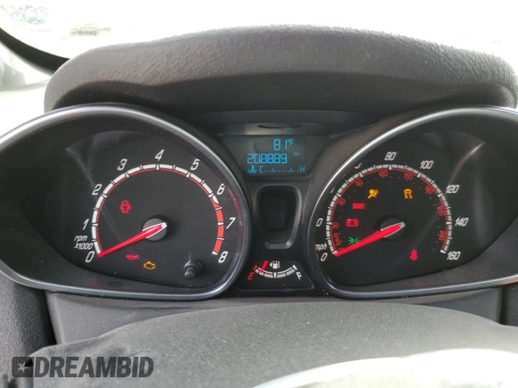 2015 Ford Fiesta ST with VIN 3FADP4GXXFM179165, listed as a Copart auction lot 49173445 with 208,889 mi miles and Salvage Title. Bid and sale history available at carsss.com. Image 9.