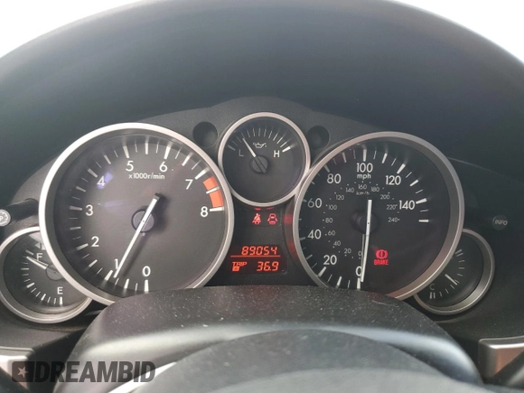 2010 Mazda MX-5 Miata Grand Touring with VIN JM1NC2FF4A0205505, listed as a Copart auction lot 51643095 with 89,054 mi miles and Salvage title. Bid and sale history available at DreamBid. Image 9.
