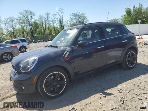 2015 MINI Countryman S with VIN WMWZC3C52FWT05882, listed as a Copart auction lot 54399525 with 125,971 mi miles and Salvage title. Bid and sale history available at DreamBid. Image 1.