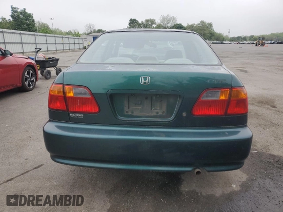 1999 Honda Civic VP z VIN 2HGEJ6619XH585514, wystawiony jako Copart lot #55683885 z przebiegiem 76 596 mil mil oraz Szkoda całkowita • Salvage title. Historia ofert i sprzedaży dostępna na DreamBid. Obrazek 6.