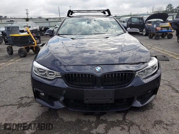 2017 BMW 4 Series 440i with VIN WBA4E3C59HG186925, listed as a Copart auction lot 62859505 with 89,299 mi miles and Salvage title. Bid and sale history available at DreamBid. Image 5.