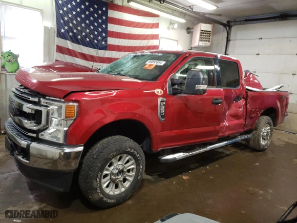 2022 Ford Super Duty F-350 SRW XL with VIN 1FT8W3BN6NED48486, listed as a Copart auction lot 86093054 with 20,279 mi miles and Salvage Title. Bid and sale history available at carsss.com. Image 1.