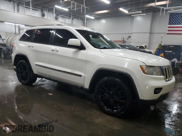 2012 Jeep Grand Cherokee Laredo with VIN 1C4RJFAG1CC176108, listed as a Copart auction lot 45708935 with 183,300 mi miles and Salvage Title. Bid and sale history available at carsss.com. Image 4.
