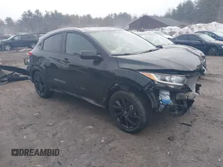 2022 Honda HR-V Sport with VIN 3CZRU6H19NM756131, listed as a IAAI auction lot 41620820 with 26,227 mi miles. Bid and sale history available at carsss.com. Image 1.
