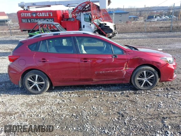 2019 Subaru Impreza Premium with VIN 4S3GTAD62K3714059, listed as a IAAI auction lot 41395396 with 51,199 mi miles. Bid and sale history available at carsss.com. Image 14.