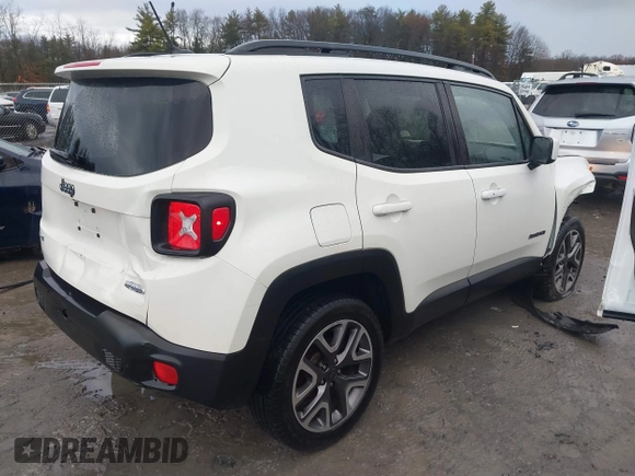 2016 Jeep Renegade Latitude with VIN ZACCJBBT5GPD29715, listed as a IAAI auction lot 41211353 with 54,924 mi miles and . Bid and sale history available at DreamBid. Image 4.