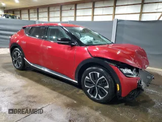 2023 Kia EV6 Wind with VIN KNDC34LA8P5157613, listed as a Copart auction lot 52964595 with 46,550 mi miles and Clean Title. Bid and sale history available at carsss.com. Image 4.