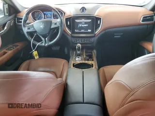 2018 Maserati Ghibli z VIN ZAM57XSAXJ1278606, wystawiony jako Copart lot #55722585 z przebiegiem 50 007 mil mil oraz Szkoda całkowita • Salvage title. Historia ofert i sprzedaży dostępna na DreamBid. Obrazek 8.